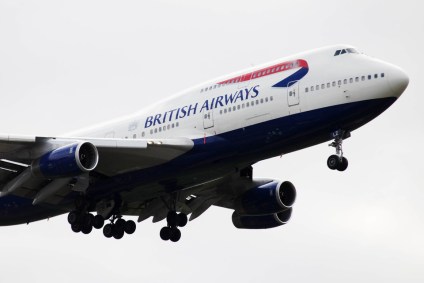 Avião 747-400 da Boeing, o Jumbo, que será aposentado pela British Airways