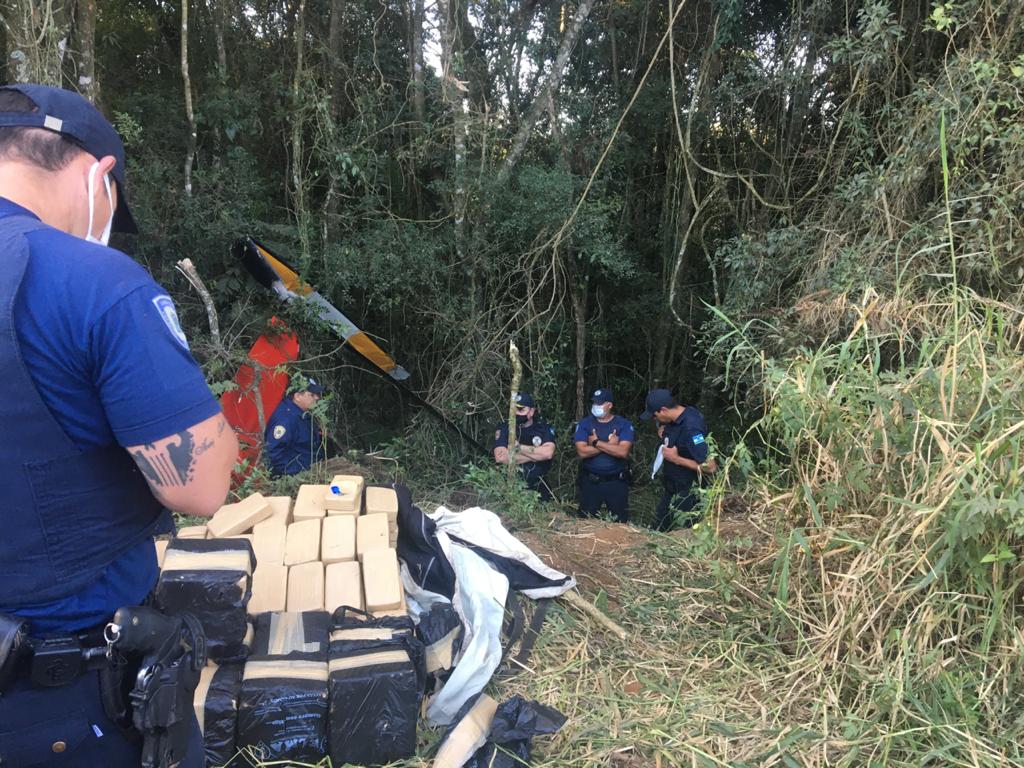 Drogas em helicóptero