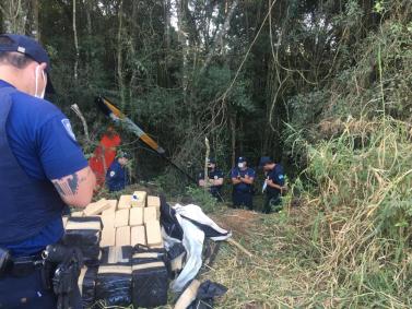 Drogas em helicóptero