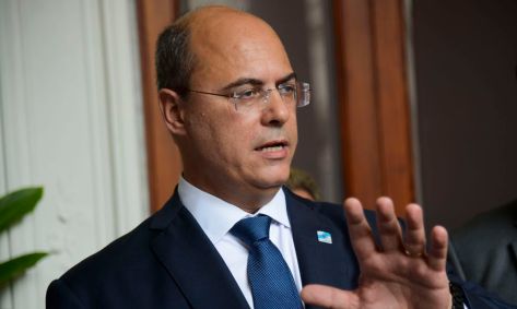 O governador do Rio, Wilson Witzel, em evento 
