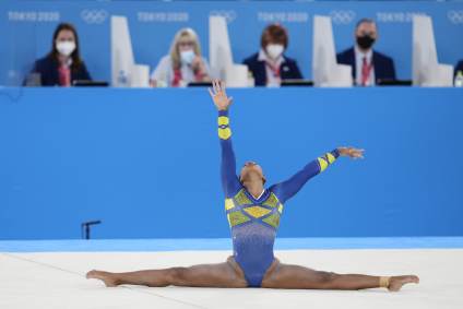 É uma das provas mais fortes de Rebeca, que também se classificou para essa final