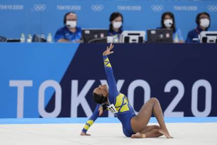 O solo era a principal aposta da brasileira para garantir o ouro, após se qualificar com a terceira melhor marca (14.066)