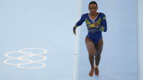 Rebeca foi à decisão do individual geral com a melhor marca entre as 24 finalistas, após a desistência de Simone Biles, dona da maior pontuação no classificatório