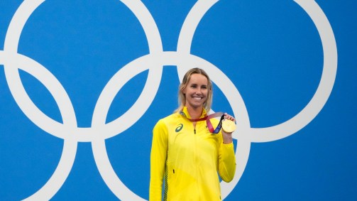 Australiana Emma Mckeon conquistou o ouro nos 100 metros livre da natação em Tóquio 2020