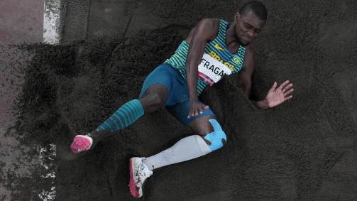 Samory Fraga saltou 7,88m, mas não conseguiu avançar no salto em distância