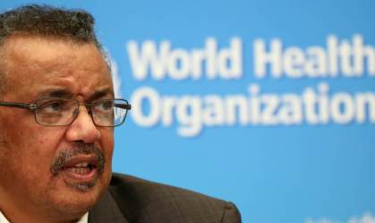 Diretor-geral da OMS, Tedros Adhanom, pediu uso de máscara como ‘símbolo de sol