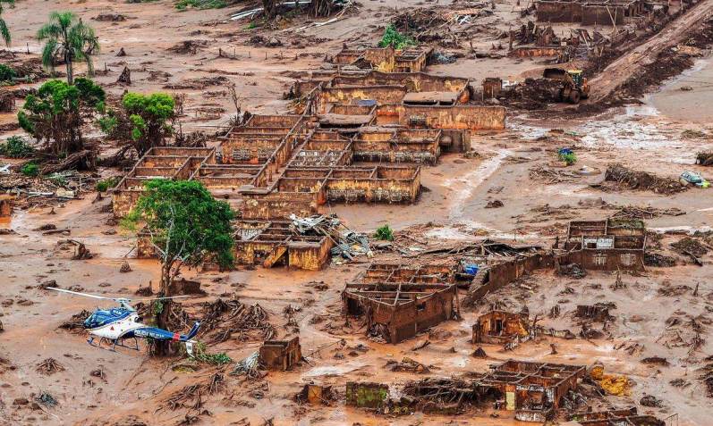 Quebra da barragem da mina Córrego do Feijão, em Brumadinho (MG) | Antonio Cruz/ Agência Brasil