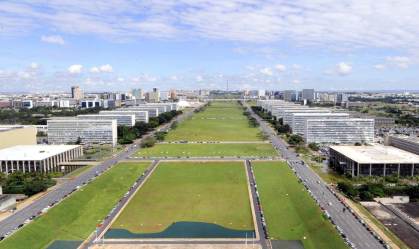 Esplanada dos Ministérios, em Brasília
