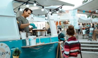 Empreendedor no food truck