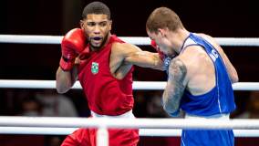 Hebert Conceição venceu Gleb Bakshi, do Comitê Olímpico Russo, e avançou às finais do boxe, na categoria até 75kg (05/08/2021)