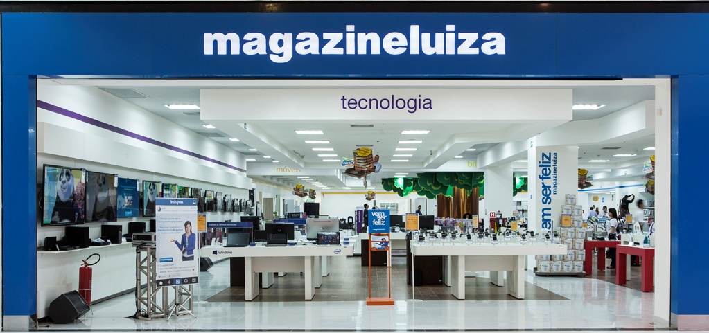 Fachada de loja da varejista Magazine Luiza