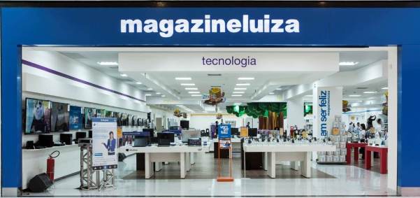 Fachada de loja da varejista Magazine Luiza