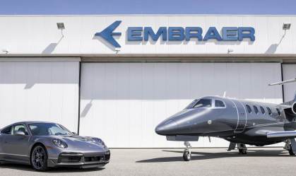 Embraer entrega primeiro jato de edição criada em parceria com a Porsche