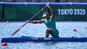 Principal nome da canoagem brasileira, Isaquias Queiroz conseguiu sua classificação para as semifinais da categoria C-1 1.000 metros.