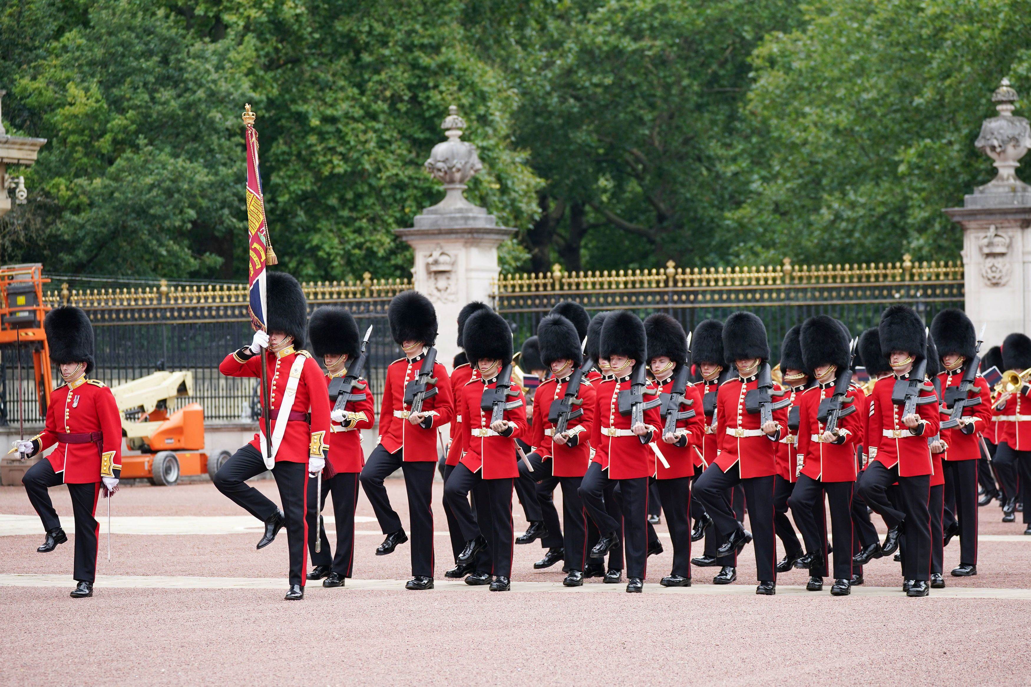 Troca de Guarda no Palácio de Buckingham, em Londres