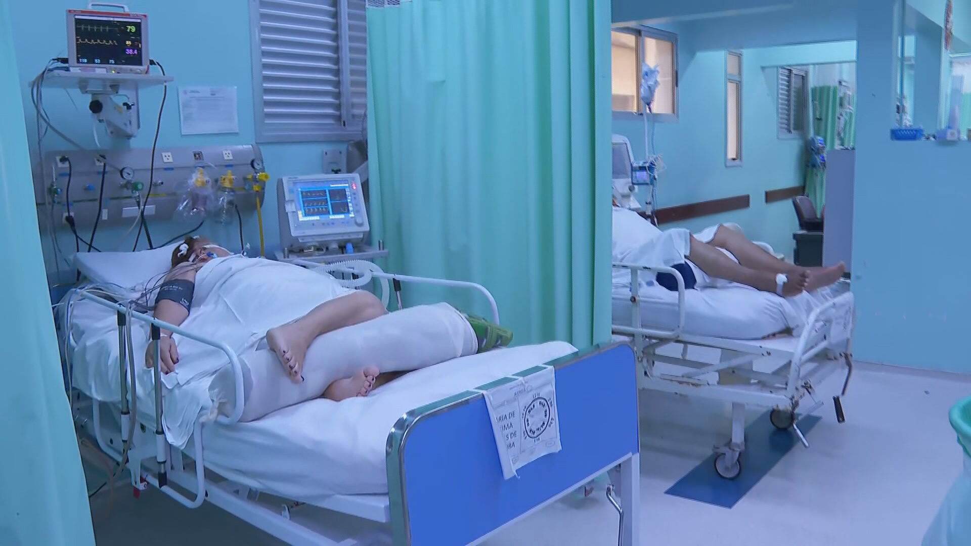 Leitos de UTI para Covid-19 em hospitais do interior de SP (18.dez.2020) Leitos de UTI para Covid-19 em hospitais do interior de SP (18.dez.2020)