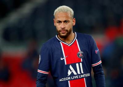 Neymar durante partida do PSG contra Istanbul Basaksehir pela Liga dos Campeões