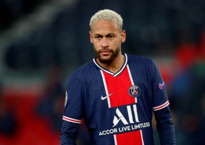 Neymar durante partida do PSG contra Istanbul Basaksehir pela Liga dos Campeões