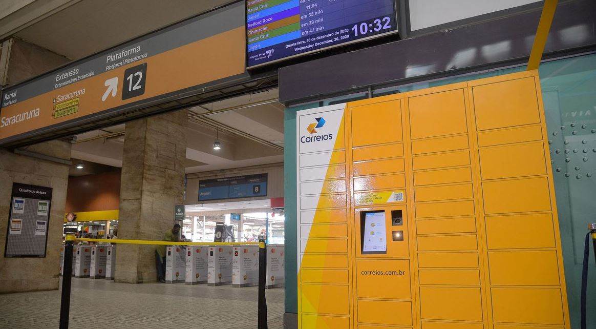 Armário inteligente dos Correios Armário inteligente dos Correios