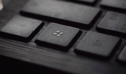 Tecla Windows de um teclado: uma das marcas da Microsoft
