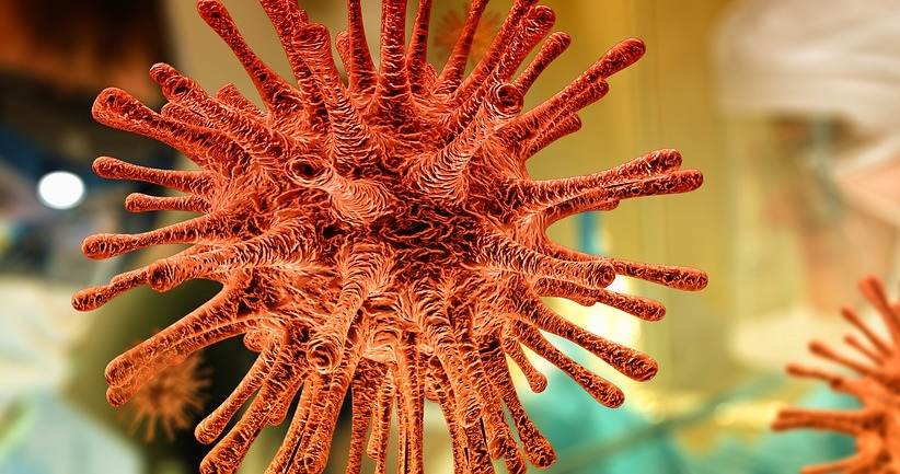 Partícula do novo coronavírus