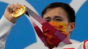 Chinês Xie Siyi conquistou o ouro no trampolim de 3 metros dos saltos ornamentais (03/08/2021)
