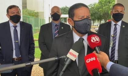 O vice-presidente Hamilton Mourão