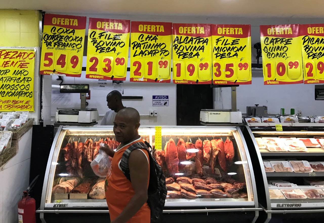 Preços de alimentos em supermercado no Rio de Janeiro (RJ) 10/05/2019 