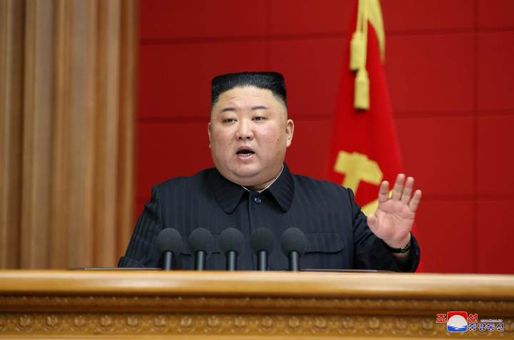 Líder da Coreia do Norte, Kim Jong Un /
