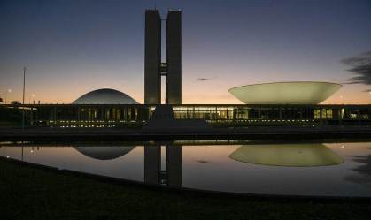Fachada do Congresso Nacional. Foto tirada em 7 de janeiro de 2019