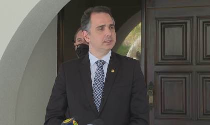 O presidente do Senado, Rodrigo Pacheco (DEM-MG)