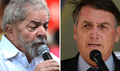 Lula tem 41,3% das intenções de voto e Bolsonaro, 26,6%, diz pesquisa da CNT