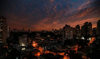 por do sol são paulo