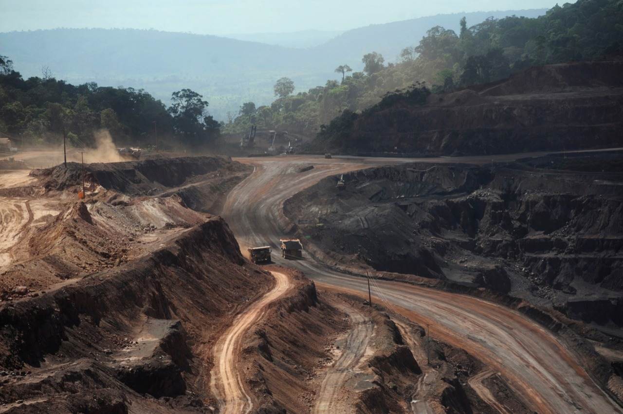 Área de exploração de minério de ferro em Parauapebas (PA) 29/05/2012 