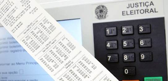 Boletim de urna impresso pela urna eletrônica Boletim de urna impresso pela urna eletrônica
