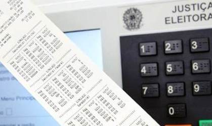 Boletim de urna impresso pela urna eletrônica