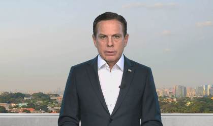 O governador de São Paulo, João Doria