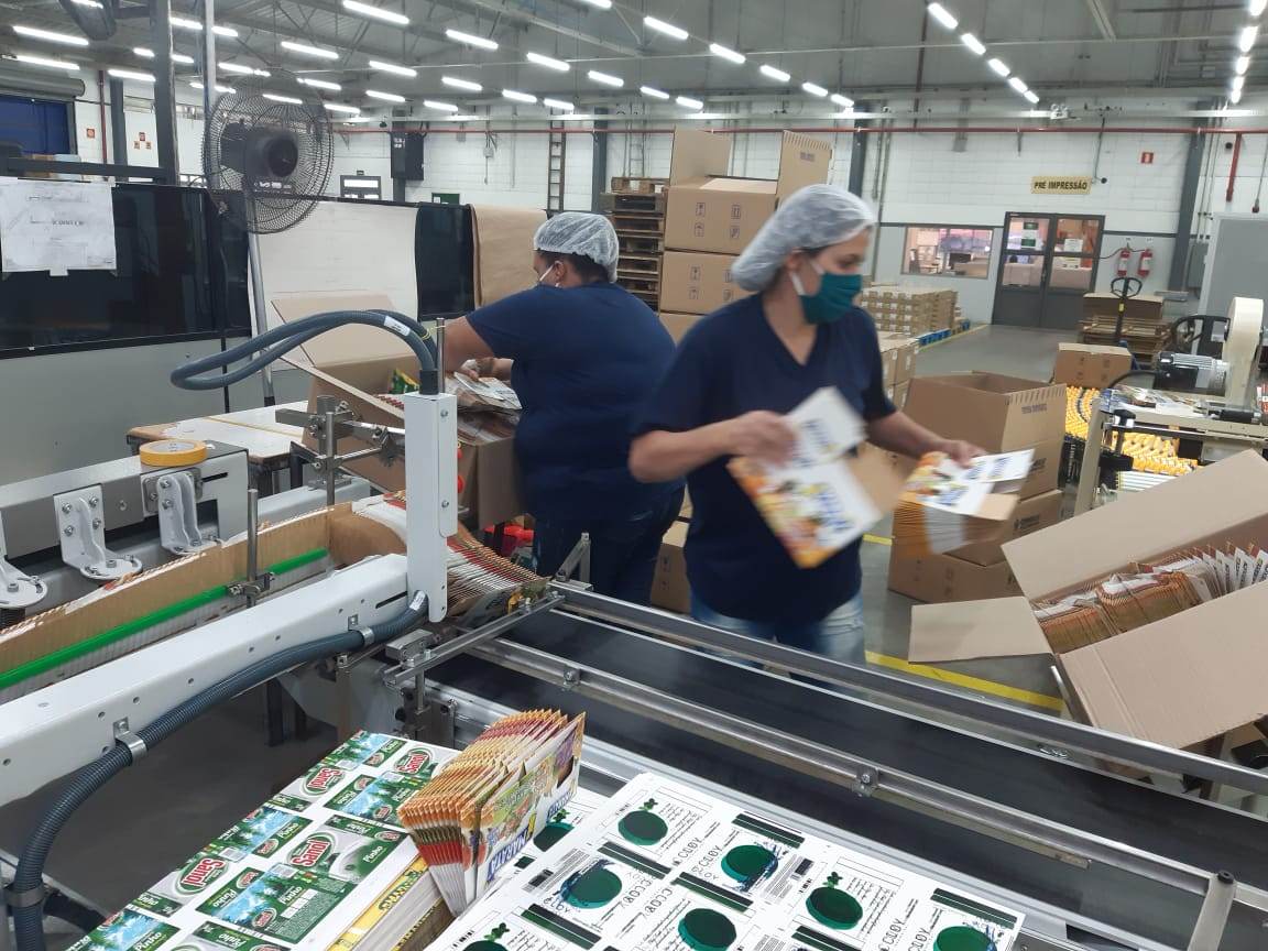 Trabalhadoras em indústria gráfica