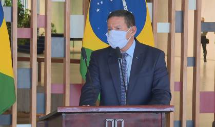 O vice-presidente Hamilton Mourão 