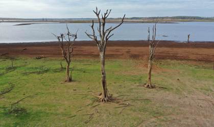 Região da Bacia do Paraná, que abrange os estados de MG, GO, MS, SP e PR: crise hídrica é reflexo da devastação da Amazônia
