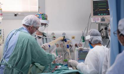  UTI-Covid do hospital de campanha na zona norte de São Paulo