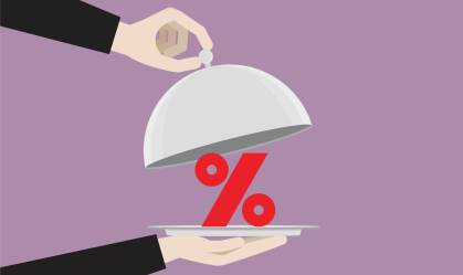 Porcentagem juros inflação dinheiro investimentos