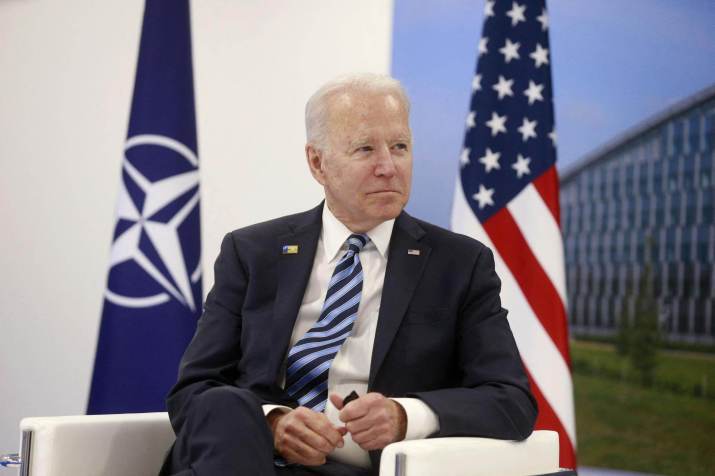 Biden durante discurso na Otan /
