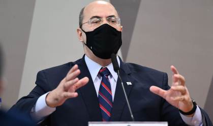 Wilson Witzel presta depoimento à CPI