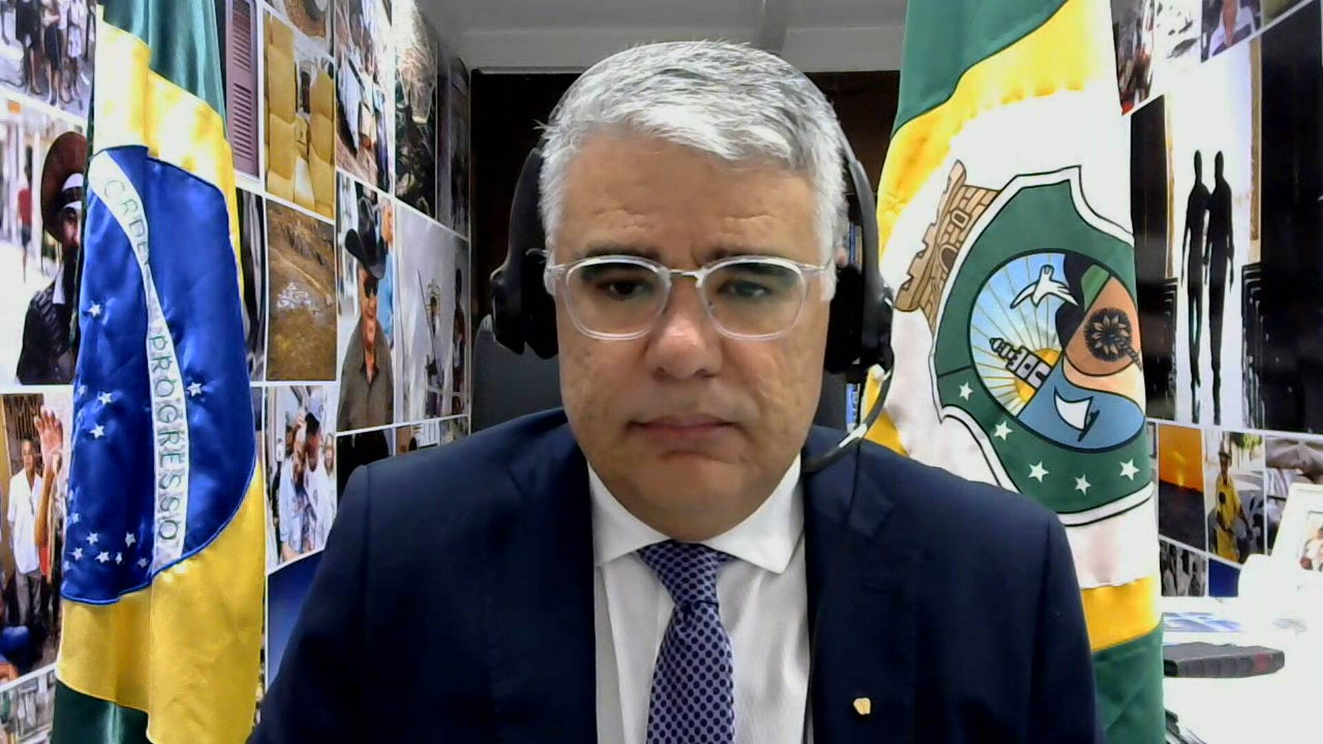 O senador Eduardo Girão (Podemos-CE) em entrevista à CNN O senador Eduardo Girão (Podemos-CE) em entrevista à CNN