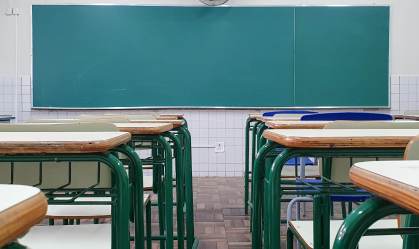 Sala de aula em escola