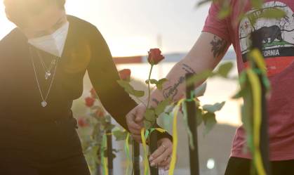 ONG faz protesto em memória dos mais de 500 mil mortos no Rio