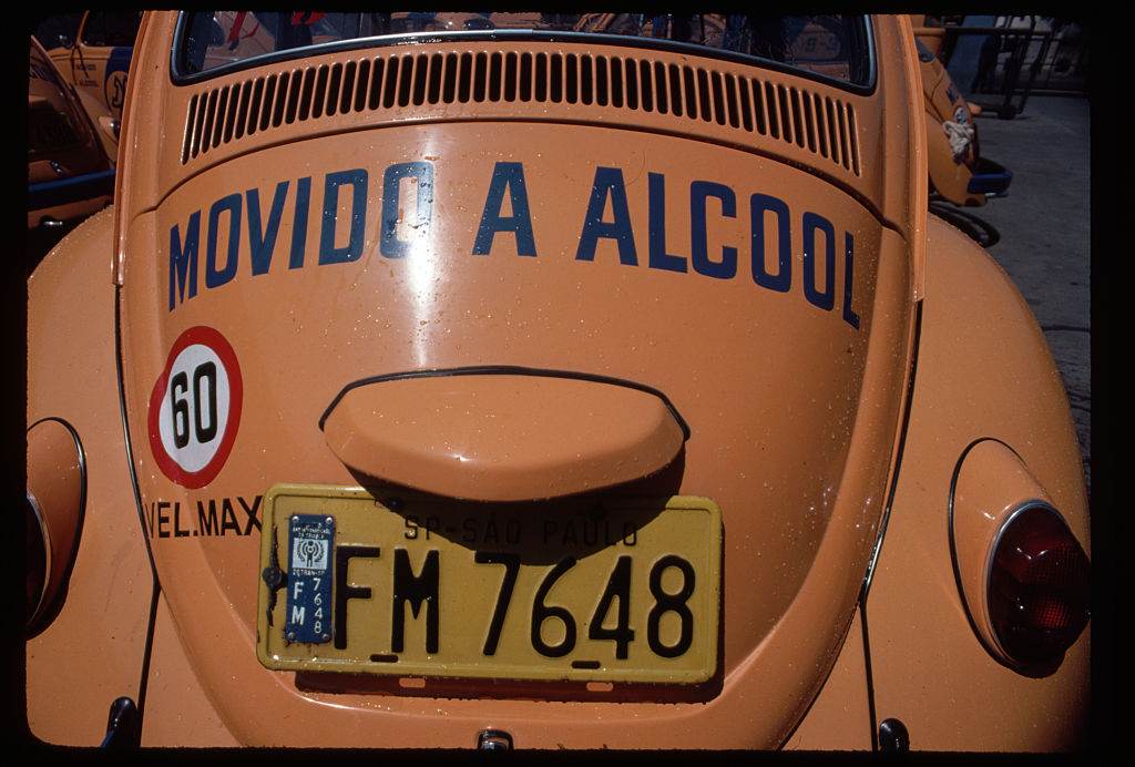 Fusca movido a álcool