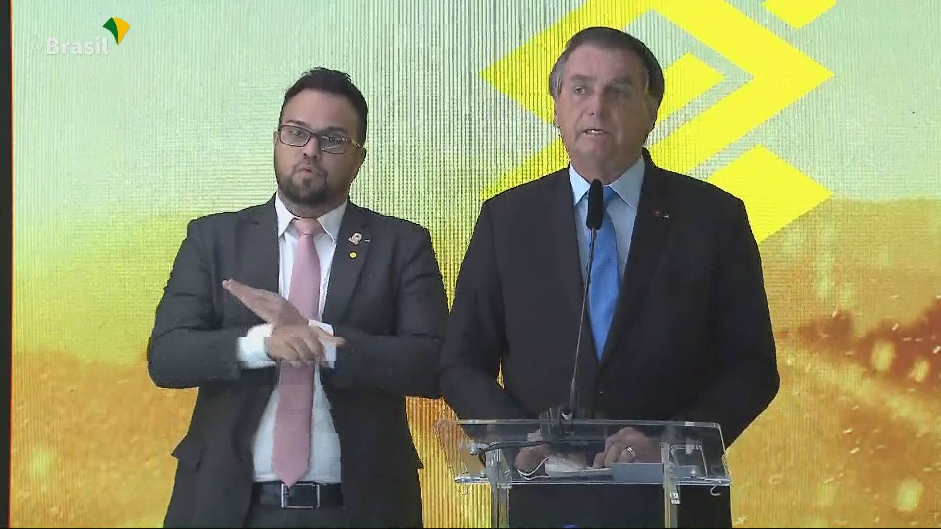 Presidente Jair Bolsonaro (sem partido) participa do lançamento do Plano Safra
Presidente Jair Bolsonaro (sem partido) participa do lançamento do Plano Safra
