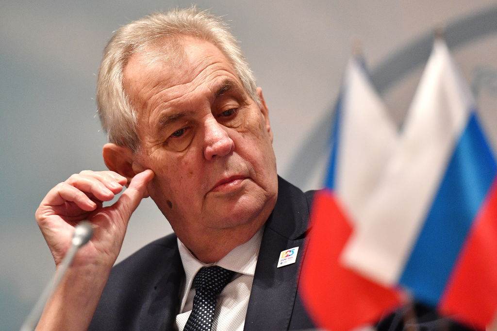 Presidente da República Tcheca, Milos Zeman Presidente da República Tcheca, Milos Zeman